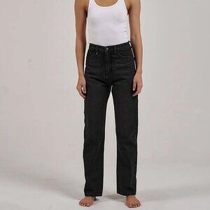 Thrills | Pulp Jean | US 4 | Black High Rise Straight Leg